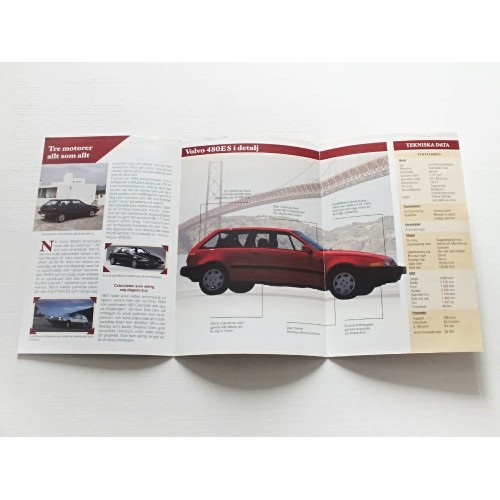 Журнал к модели Volvo 480ES. Серия "Volvo car collection" (Atlas)