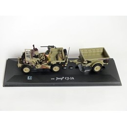 Jeep CJ-2A (с прицепом) - Hongvell, 1:43