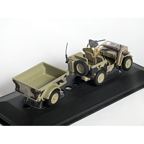 Jeep CJ-2A (с прицепом) - Hongvell, 1:43